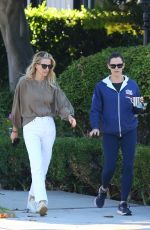 JENNIFER GARNER Out for Morning Walk with a Friend in Santa Monica 11/15/2021