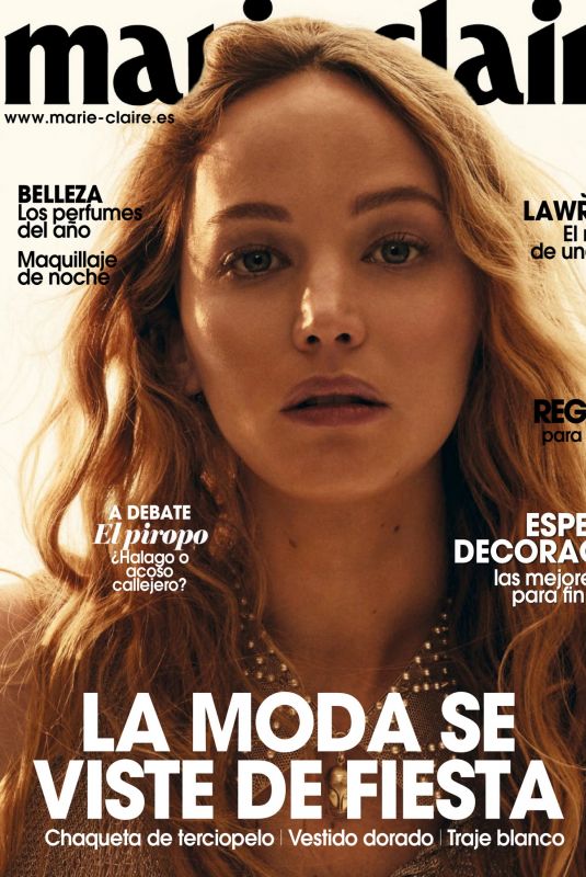 JENNIFER LAWRENCE in Marie Claire Magazine, Spain December 2021