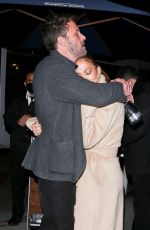 JENNIFER LOPEZ and Ben Affleck at Spagos Restaurant in Beverly Hills 11/28/2021