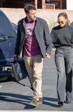 JENNIFER LOPEZ and Ben Afleck Arrives at a Music Studio in Los Angeles 11/27/2021