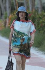 JENNIFER TILLY Out with Friends in Miami Beach 11/28/2021