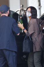 JESSICA ALBA Arrives at Ritz Carlton Hotel in Marina Del Rey 11/15/2021