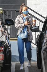 JESSICA ALBA at a Spa in Beverly Hills 11/06/2021