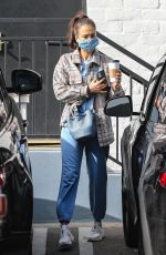 JESSICA ALBA at a Spa in Beverly Hills 11/06/2021