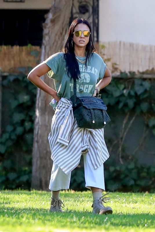 JESSICA ALBA at Her Kid