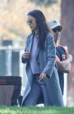JESSICA ALBA Out aa a Park on Halloween Day in Santa Monica 10/31/2021