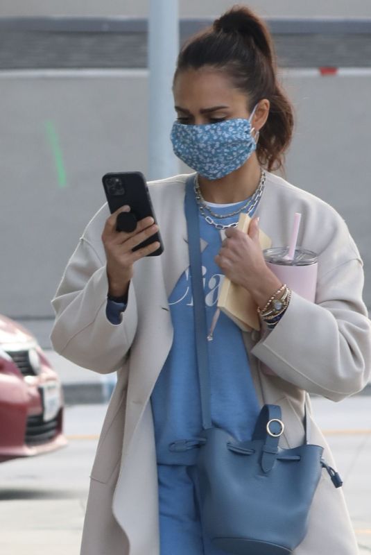 JESSICA ALBA Out and About in Beverly Hills 11/07/2021