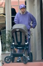 JESSICA HART Out with Her Baby in Los Feliz 11/16/2021