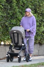 JESSICA HART Out with Her Baby in Los Feliz 11/16/2021