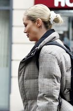 JESSIKA POWER Leaves a Central London Hotel 11/12/2021