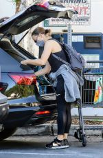 JODIE FOSTER Shopping at Bristol Farms in West Hollywood 11/23/2021
