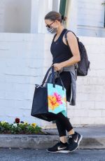 JODIE FOSTER Shopping at Bristol Farms in West Hollywood 11/23/2021