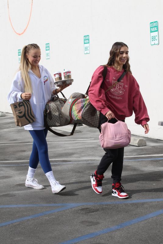 JOJO SIWA and JENNA JOHNSON at Dance Studio in Los Angeles 11/19/2021