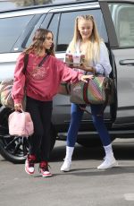 JOJO SIWA and JENNA JOHNSON at Dance Studio in Los Angeles 11/19/2021