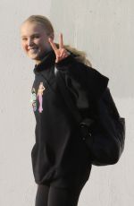 JOJO SIWA and JENNA JOHNSON at DWTS Practice in Los Angeles 11/07/2021