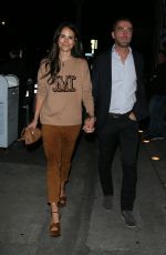 JORDANA BREWSTER and Mason Morfit Out for Dinner at Craig