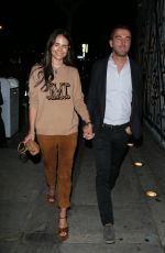 JORDANA BREWSTER and Mason Morfit Out for Dinner at Craig