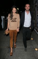 JORDANA BREWSTER and Mason Morfit Out for Dinner at Craig