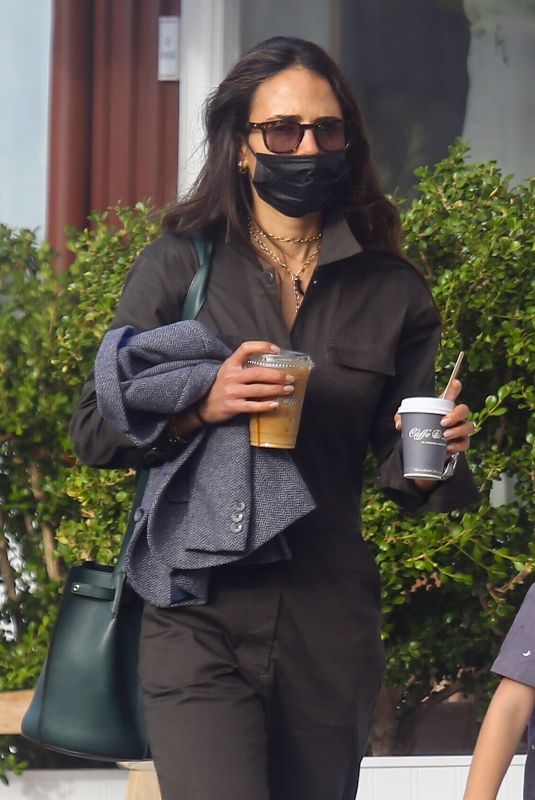 JORDANA BREWSTER Out for Drinks in Brentwood 11/03/2021