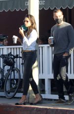 JORDANA BREWTSER and Mason Morfit Out for Coffee at Cafe Luxxe 11/24/2021