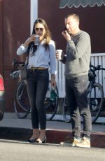 JORDANA BREWTSER and Mason Morfit Out for Coffee at Cafe Luxxe 11/24/2021