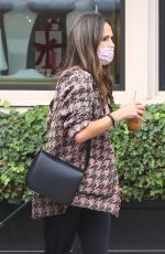JORDANA BREWTSER Out with Her Dog in Brentwood 11/18/2021