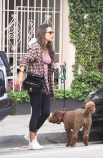 JORDANA BREWTSER Out with Her Dog in Brentwood 11/18/2021
