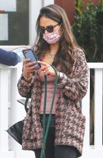 JORDANA BREWTSER Out with Her Dog in Brentwood 11/18/2021