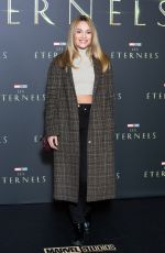 JOY ESTHER at The Eternals Premiere in Paris 11/02/2021
