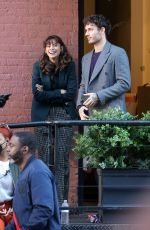 JULIA MAYORGA on the Set of Rare Objects in New York 11/11/2021