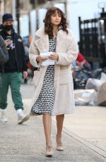 JULIA MAYORGA on the Set of Rare Objects in New York 11/16/2021