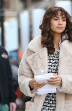 JULIA MAYORGA on the Set of Rare Objects in New York 11/16/2021