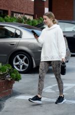 JULIANNE HOUGH Leaves a Gym in Los Angeles 11/07/2021
