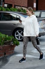 JULIANNE HOUGH Leaves a Gym in Los Angeles 11/07/2021