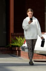 JULIANNE HOUGH Leaves a Gym in Los Angeles 11/07/2021