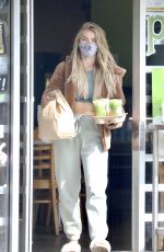 JULIANNE HOUGH Outside a Restaurant in Los Angeles 11/19/2021