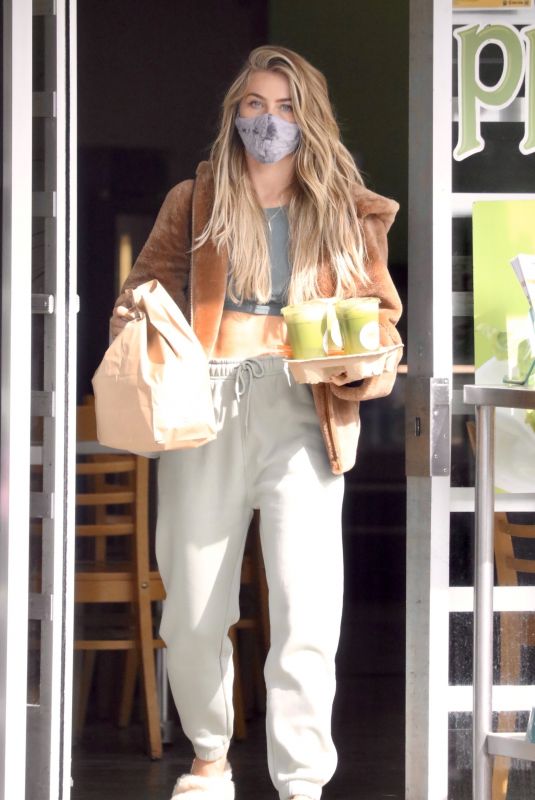 JULIANNE HOUGH Outside a Restaurant in Los Angeles 11/19/2021