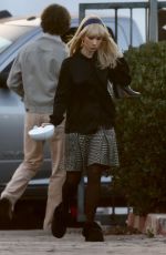 JUNO TEMPLE on the Set of The Godfather Making-Of Series The Offer in Los Angeles 11/08/2021