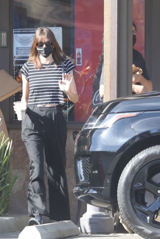 KAIA GERBER Out and About in Malibu 11/26/2021