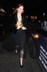 KAREN ELSON at Annabel’s Christmas Lights Switch On in London 11/23/2021