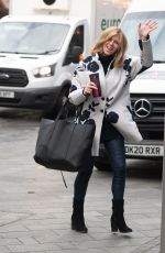 KATE GARRAWAY Arrives at Global Radio in London 11/08/2021