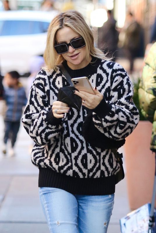 KATE HUDSON in Denim Out in New York 11/05/2021