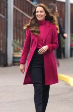 KATE MIDDLETON at Nower Hill High School in London 11/24/2021
