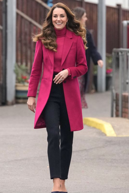 KATE MIDDLETON at Nower Hill High School in London 11/24/2021