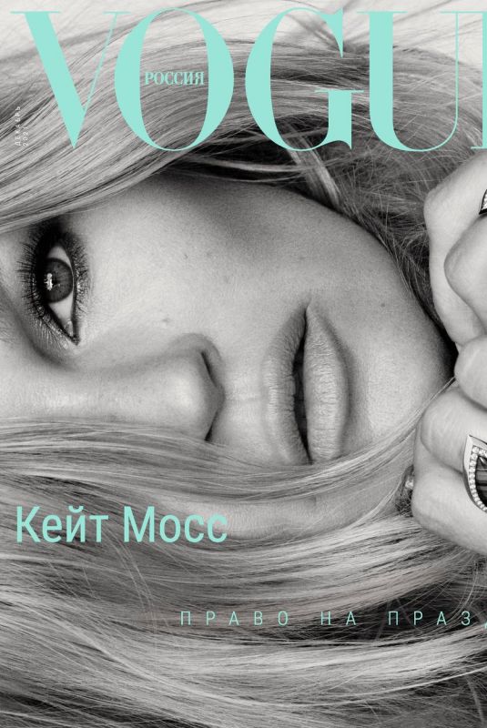 KATE MOSS for Vogue Magazine, Russia December 2021