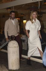 KATE UPTON and Justin Verlander at Pierluigi Restaurant in Rome 11/20/2021