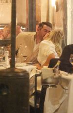 KATE UPTON and Justin Verlander at Pierluigi Restaurant in Rome 11/20/2021