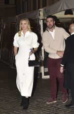 KATE UPTON and Justin Verlander at Pierluigi Restaurant in Rome 11/20/2021