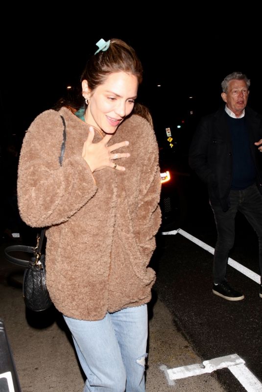 KATHARINE MCPHEE Out for Dinner at Giorgio Baldi in Santa Monica 11/17/2021