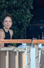 KATHARINE MCPHEE Out for Lunch with a Friend at Via Alloro Italian Restaurant in Beverly Hills 11/08/22021